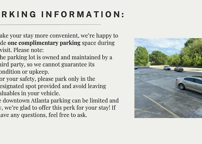 Atl Downtown 2Br King Bed Free Parking Lm1003