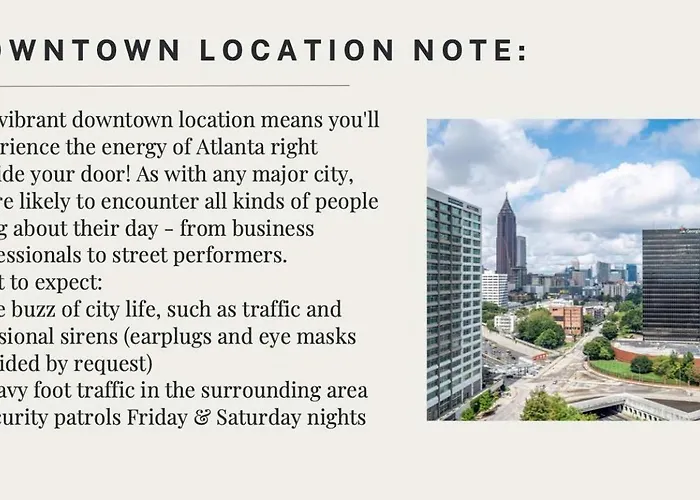 Atl Downtown 2Br King Bed Free Parking Lm1003